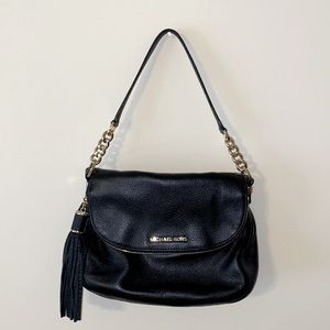 Michael Kors Black Saddlebag